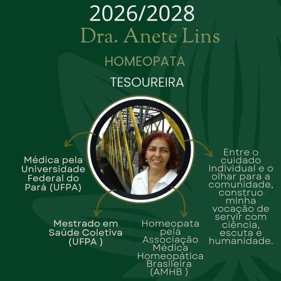 Dra. Anete Lins, tesoureira da AMPH